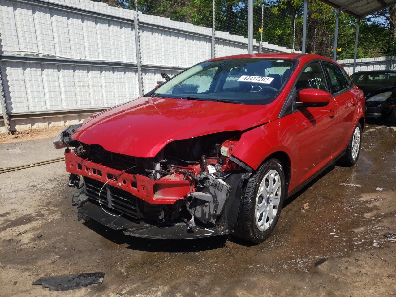 Photo 2 from auction – 2012 FORD FOCUS SE with VIN 1FAHP3F24CL419924
