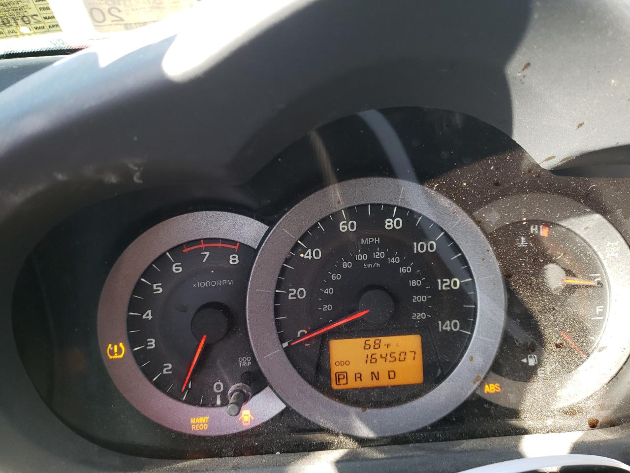 Photo 8 from auction – 2010 TOYOTA RAV4 with VIN JTMBF4DV7A5028600