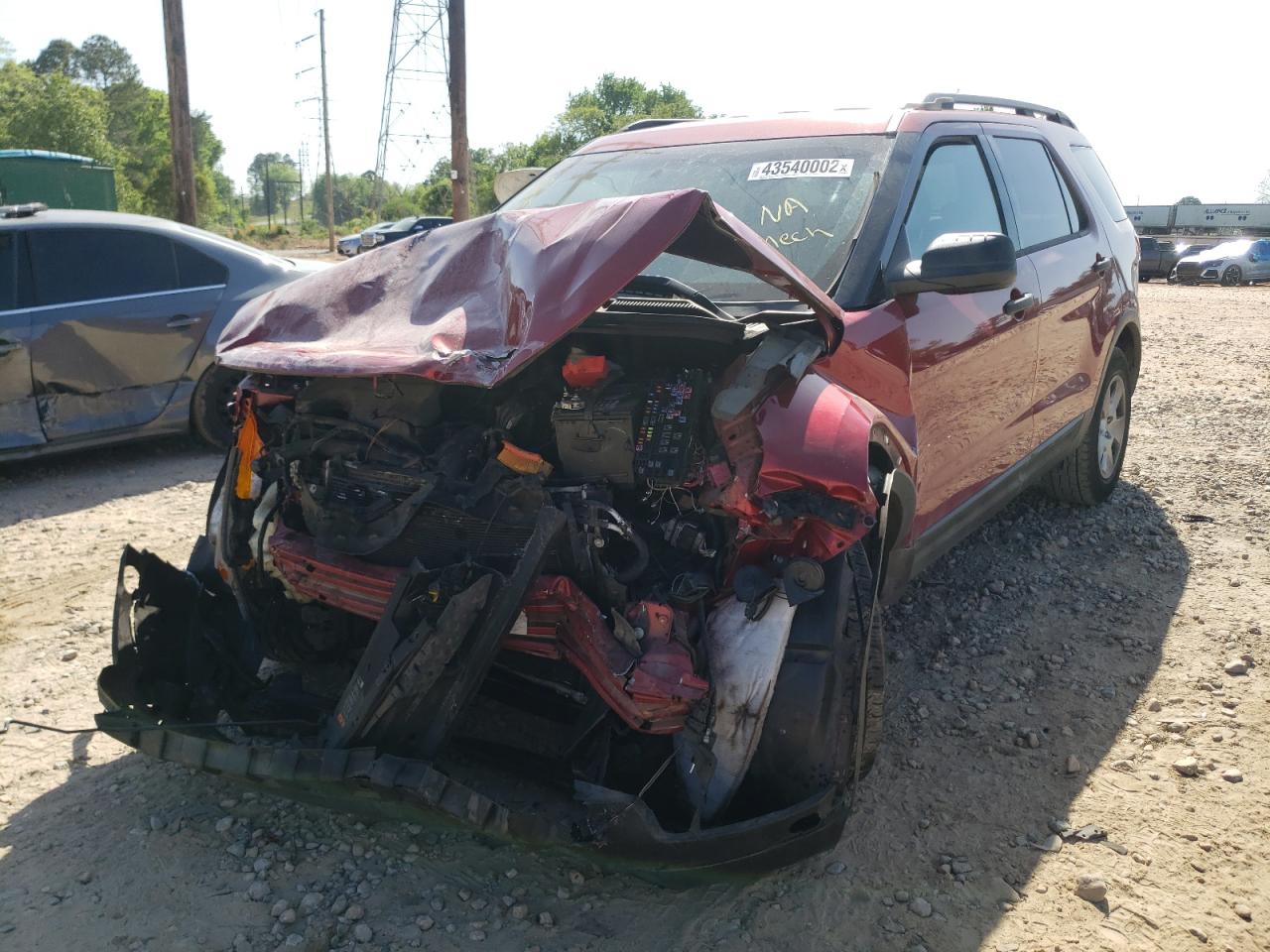 Photo 2 from auction – 2013 FORD EXPLORER with VIN 1FM5K7B84DGB24325
