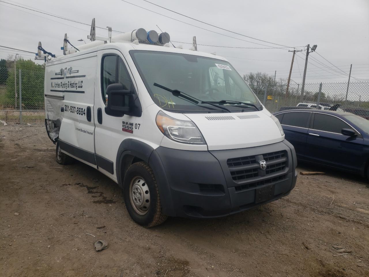 RAM PROMASTER 2017 with VIN 3C6TRVAG4HE520515 - Photo from auction