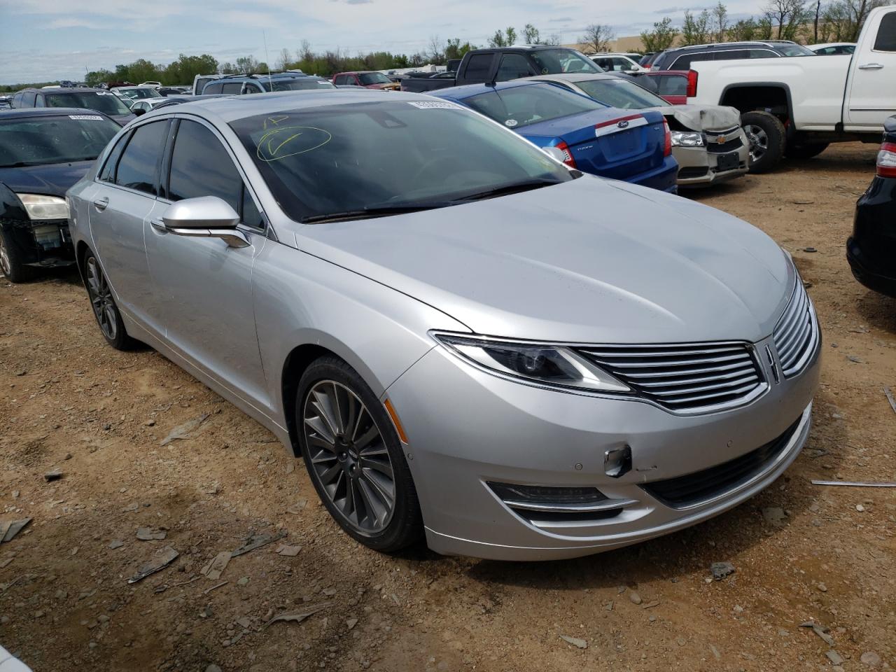 LINCOLN MKZ HYBRID 2014 with VIN 3LN6L2LU8ER816632 - Photo from auction
