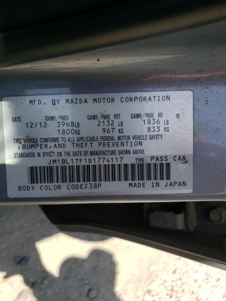 Photo 10 from auction – 2013 MAZDA 3 I with VIN JM1BL1TF1D1774117