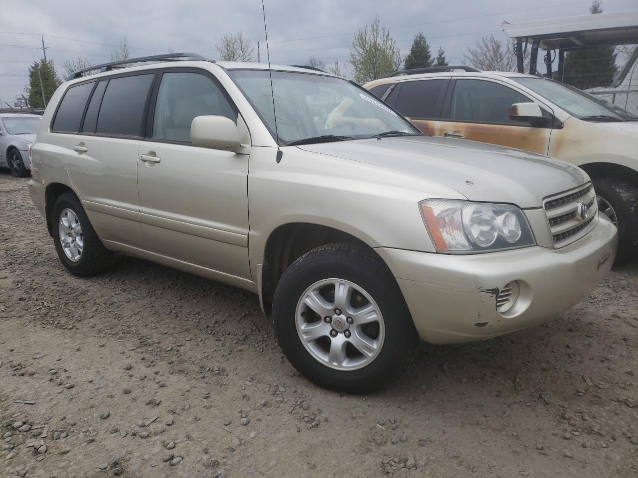 TOYOTA HIGHLANDER 2003 with VIN JTEGF21A830078669 - Photo from auction