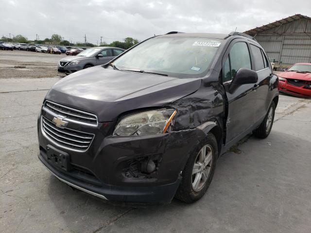Photo 2 from auction – 2016 CHEVROLET TRAX 1LT with VIN 3GNCJLSBXGL134528