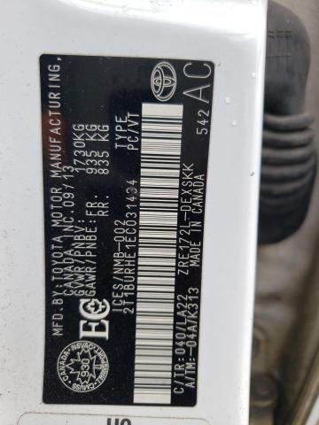 Photo 10 from auction – 2014 TOYOTA COROLLA L with VIN 2T1BURHE1EC031434