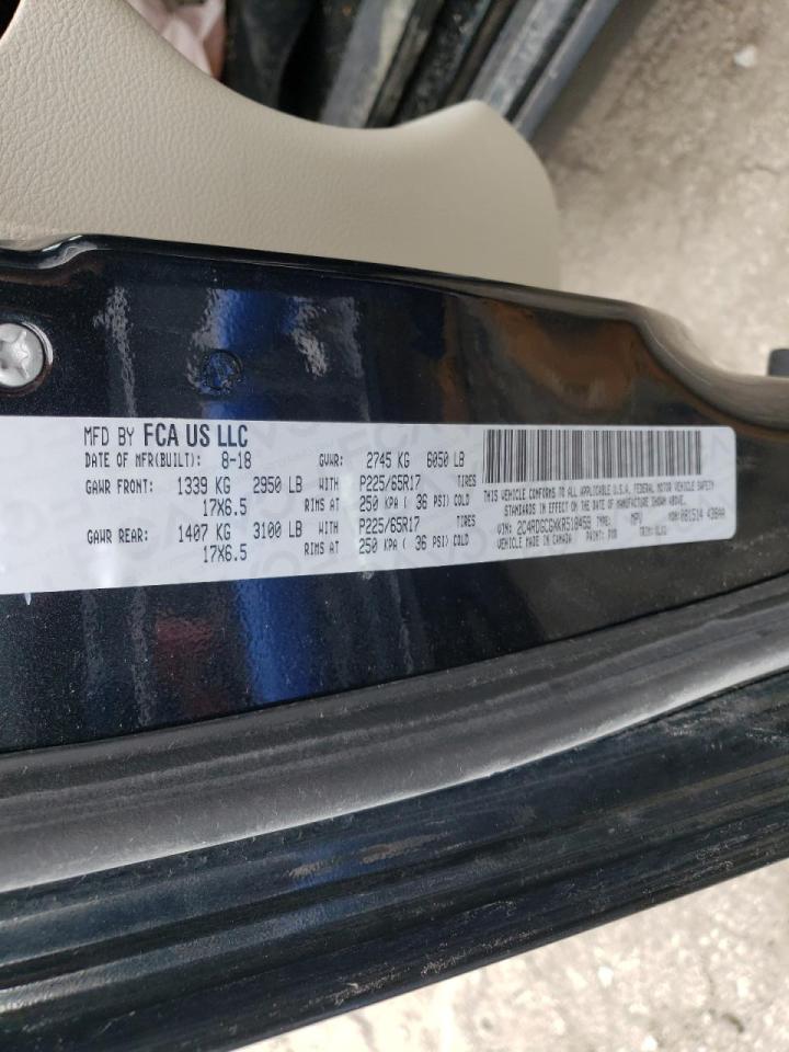 Photo 10 from auction – 2019 DODGE GRAND CARA with VIN 2C4RDGCGXKR518459