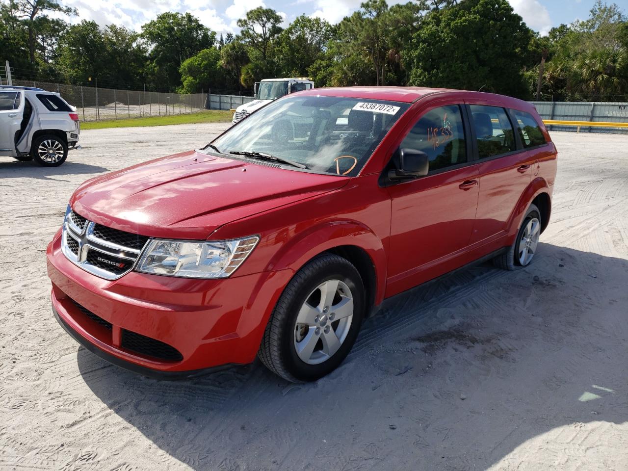 Photo 2 from auction – 2013 DODGE JOURNEY SE with VIN 3C4PDCAB8DT659571