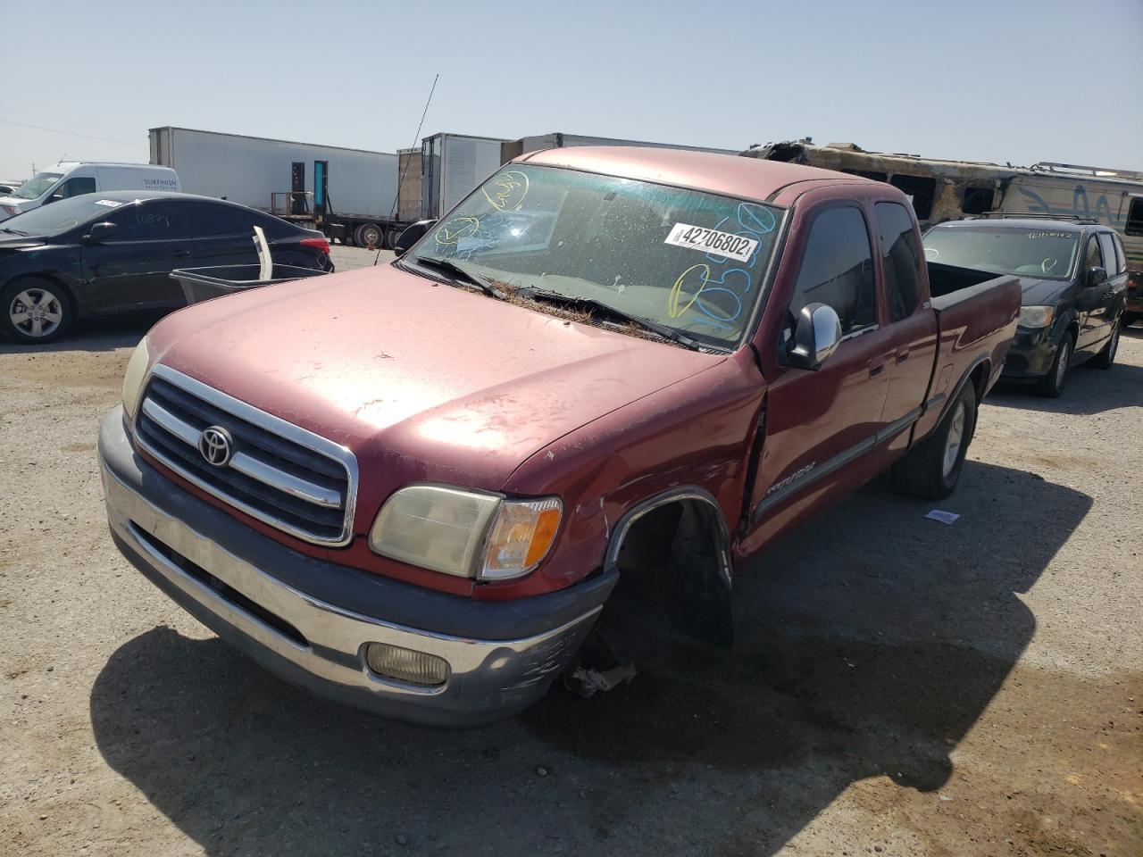 Photo 2 from auction – 2000 TOYOTA TUNDRA ACC with VIN 5TBBT4415YS105550