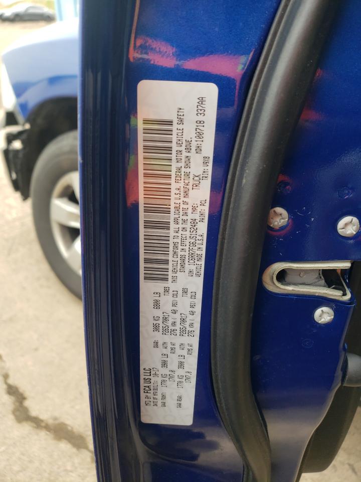 Photo 10 from auction – 2018 RAM 1500 ST with VIN 1C6RR7FG6JS152484