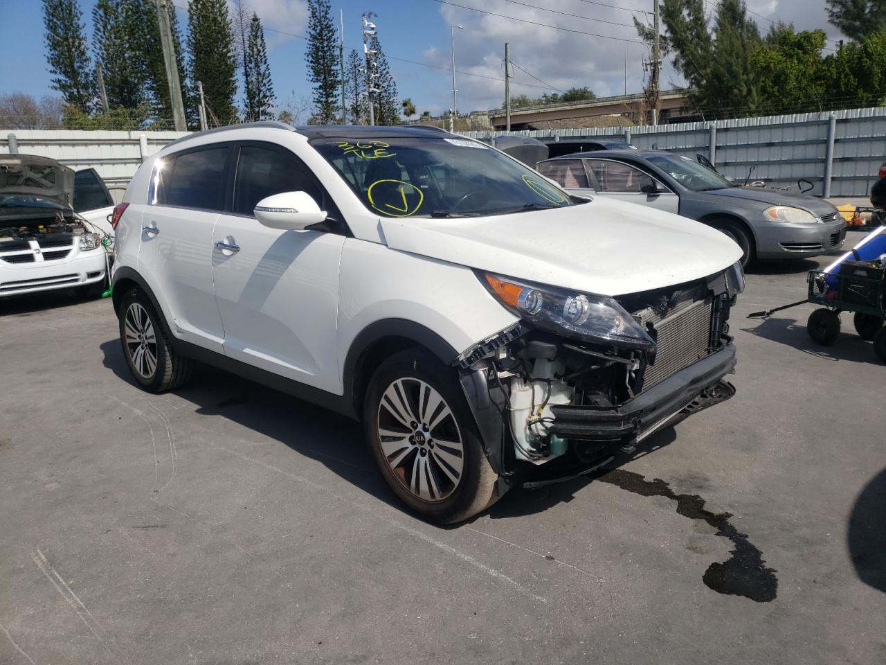 KIA SPORTAGE E 2015 with VIN KNDPC3AC6F7771238 - Photo from auction