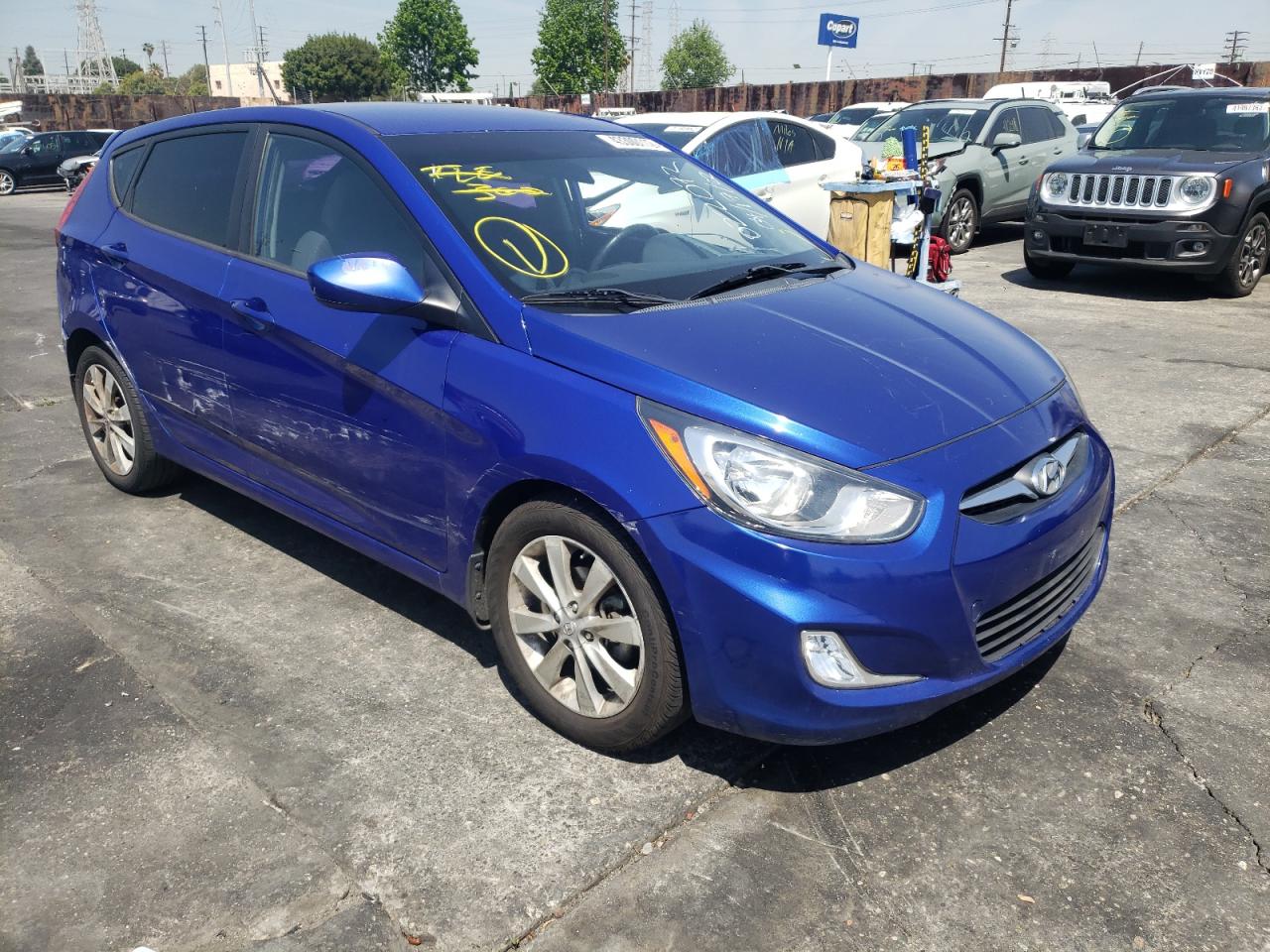 HYUNDAI ACCENT GLS 2012 with VIN KMHCU5AEXCU022072 - Photo from auction