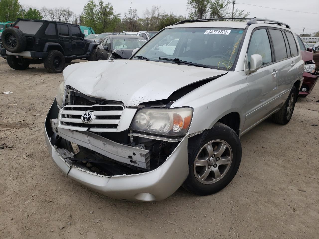 Photo 2 from auction – 2006 TOYOTA HIGHLANDER with VIN JTEEP21A960163139