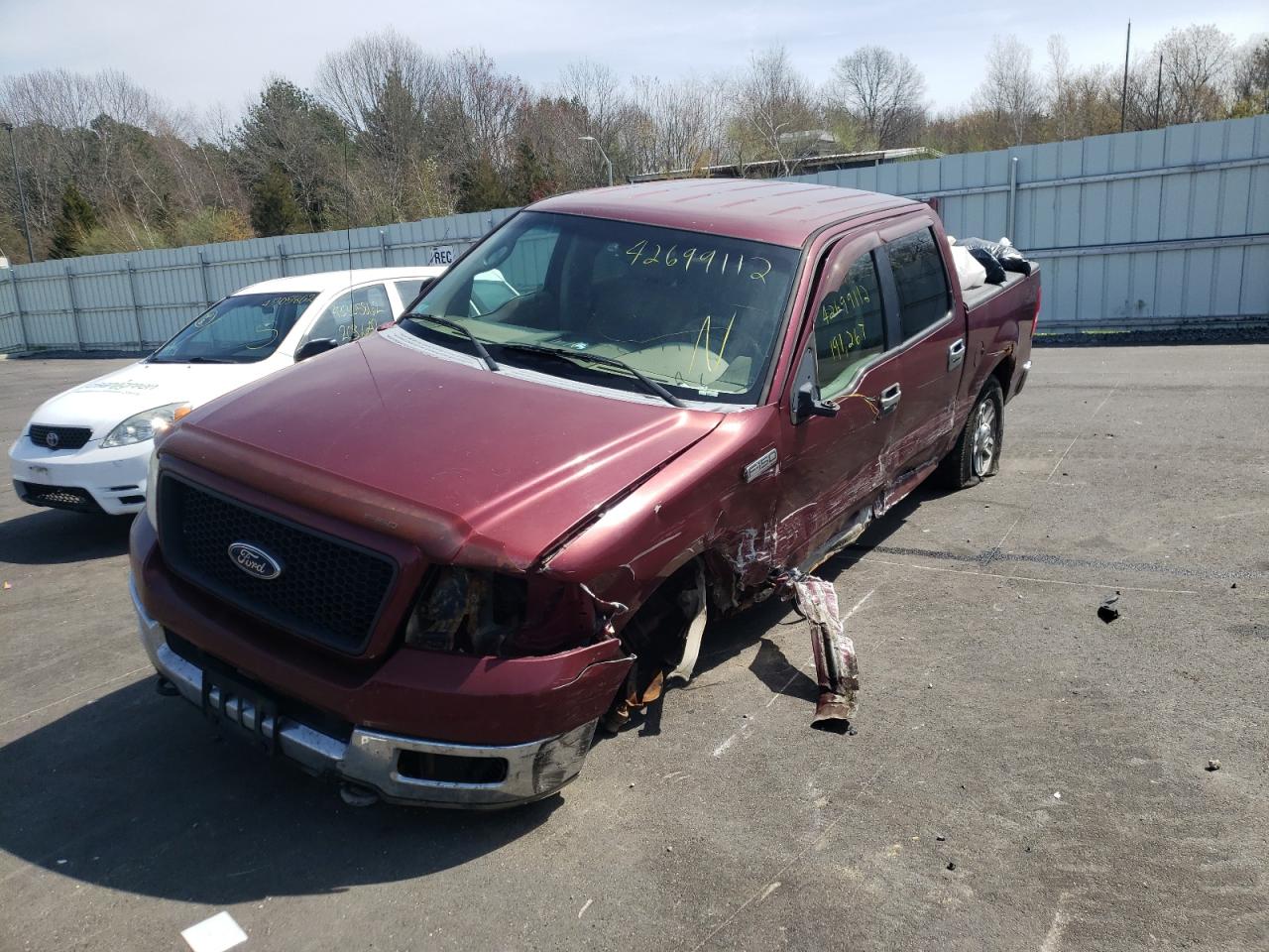 Photo 2 from auction – 2005 FORD F150 SUPER with VIN 1FTRW14WX5FB16028