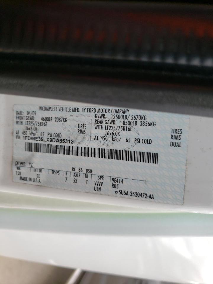 Photo 10 from auction – 2009 FORD ECONOLINE with VIN 1FDWE35LX9DA65312
