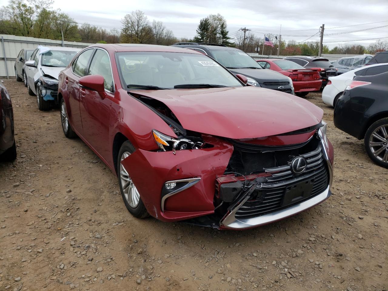 LEXUS ES 350 2017 with VIN JTHBK1GG3H2251721 - Photo from auction