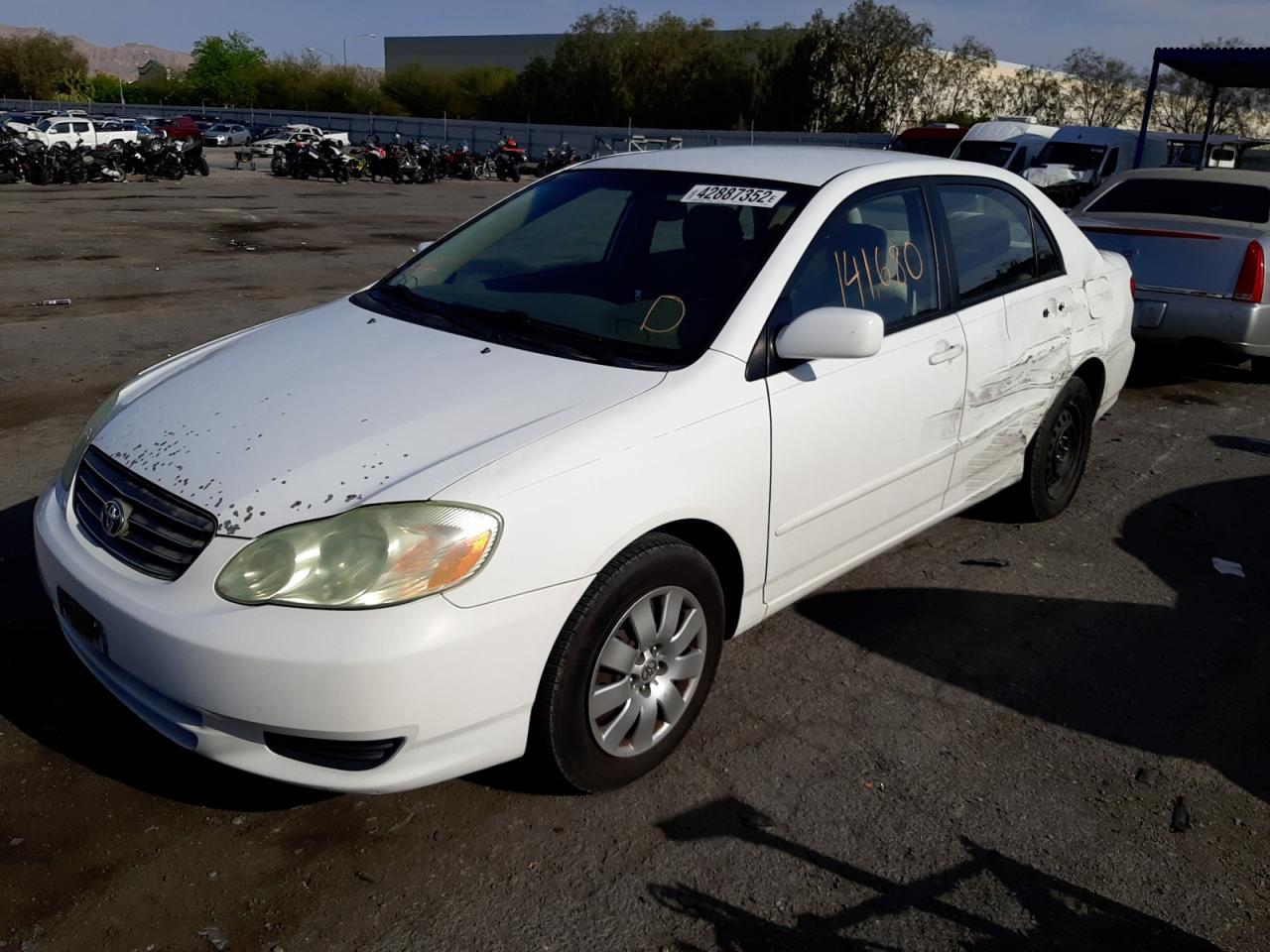 Photo 2 from auction – 2003 TOYOTA COROLLA CE with VIN 1NXBR32E63Z092491
