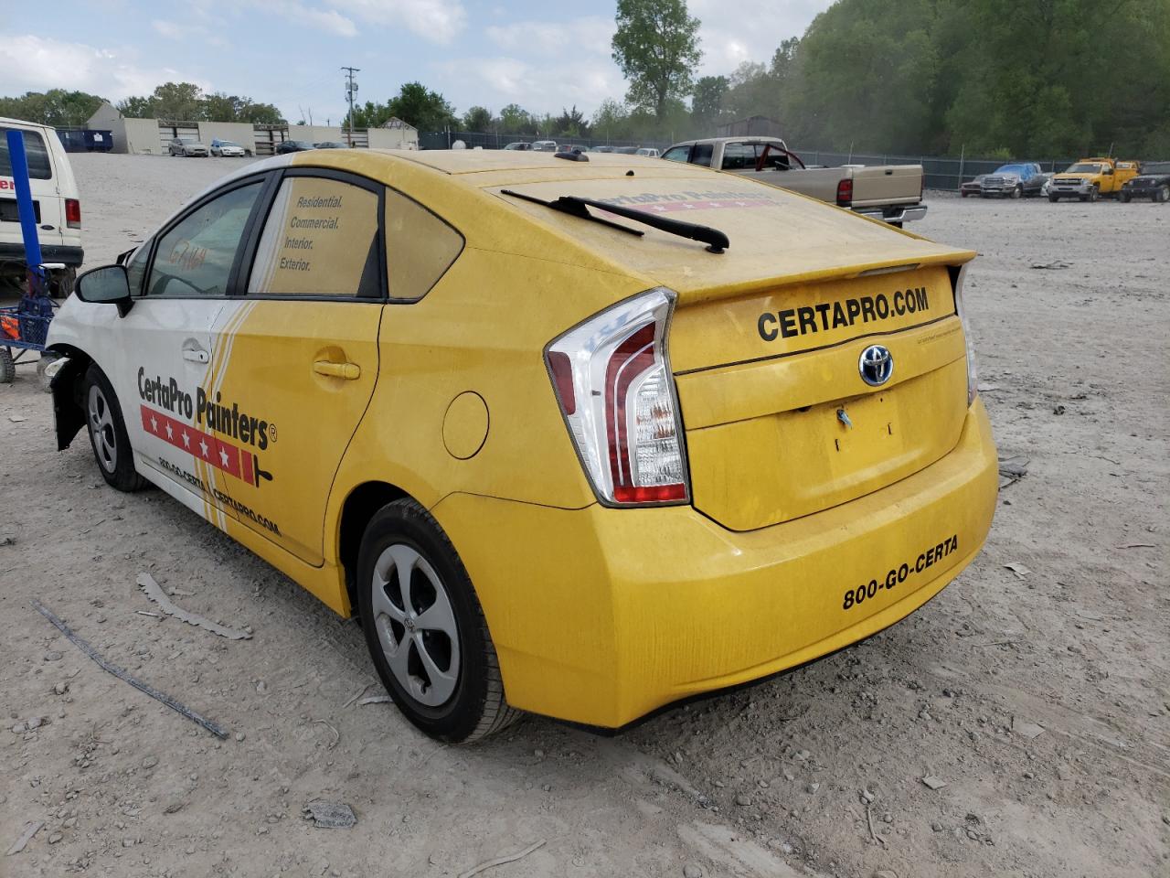 Photo 3 from auction – 2012 TOYOTA PRIUS with VIN JTDKN3DU1C5444634