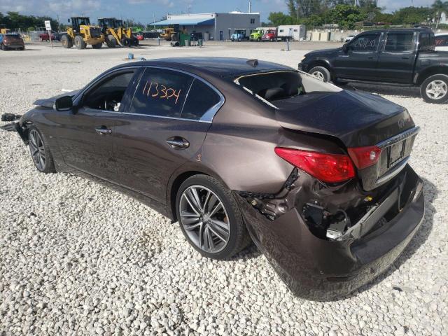 Photo 3 from auction – 2014 INFINITI Q50 BASE with VIN JN1BV7AP7EM671666