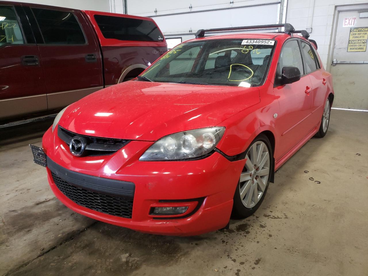 Photo 2 from auction – 2008 MAZDA SPEED 3 with VIN JM1BK34L581853346