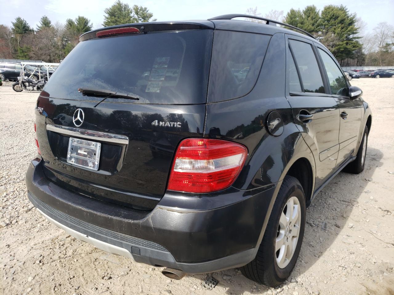 Photo 4 from auction – 2007 MERCEDES-BENZ ML 350 with VIN 4JGBB86E97A288055
