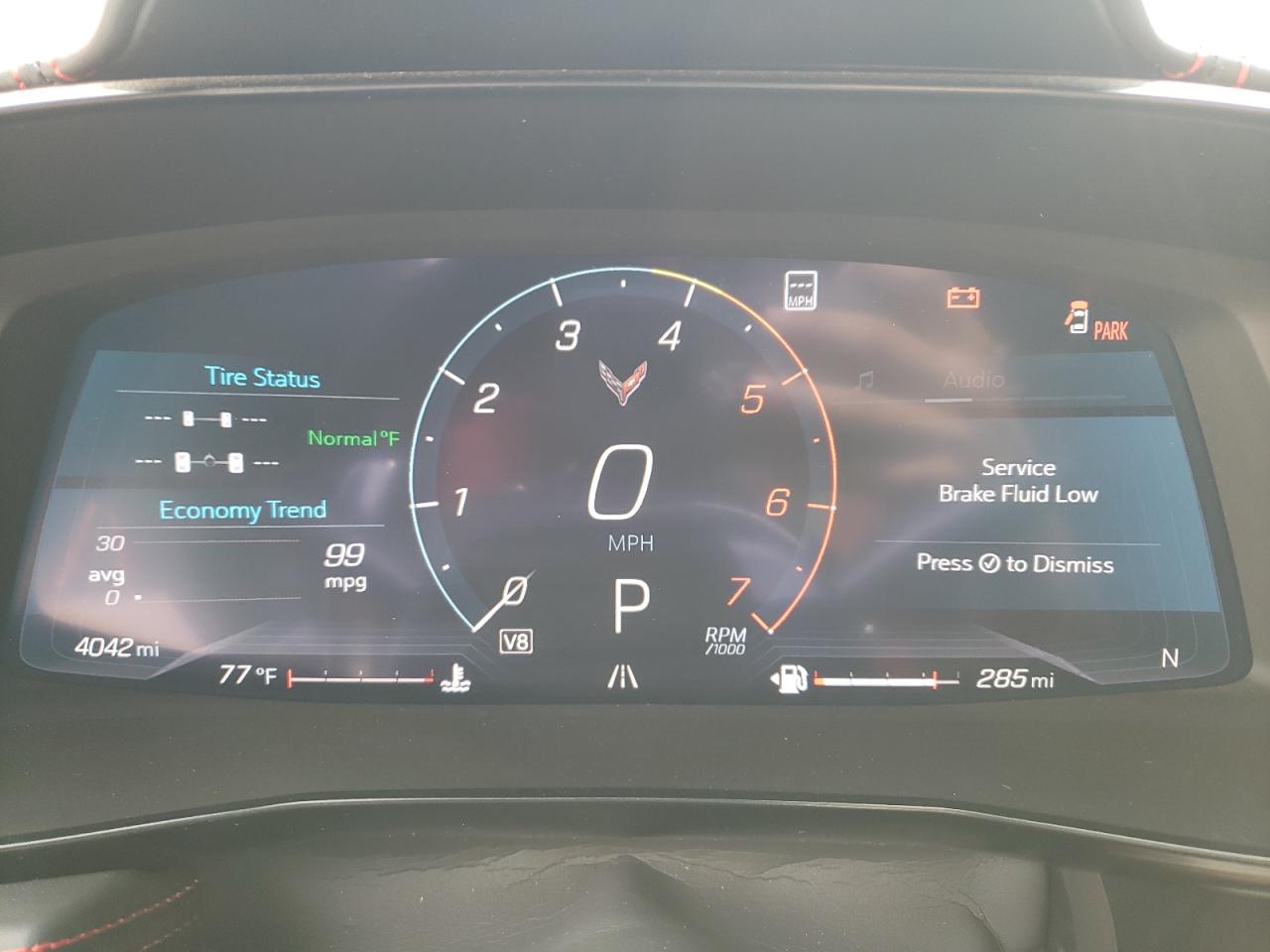 Photo 8 from auction – 2021 CHEVROLET CORVETTE S with VIN 1G1YC2D40M5114021