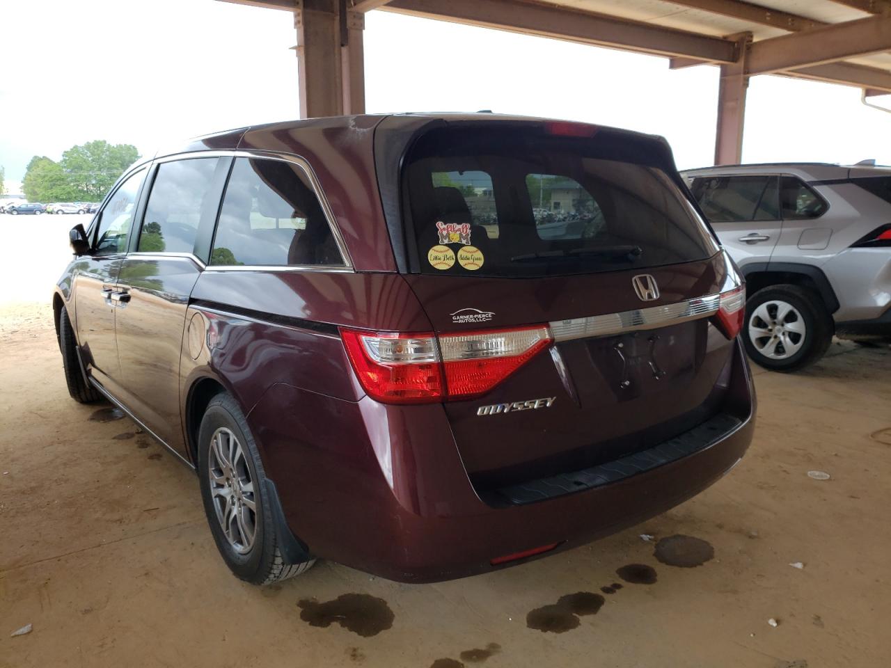 Photo 3 from auction – 2011 HONDA ODYSSEY EX with VIN 5FNRL5H61BB052360