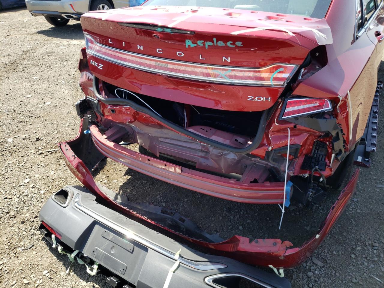 Photo 9 from auction – 2019 LINCOLN MKZ RESERV with VIN 3LN6L5LU0KR608497