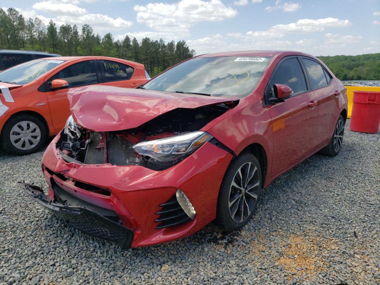 Photo 2 from auction – 2019 TOYOTA COROLLA L with VIN 5YFBURHE3KP856449