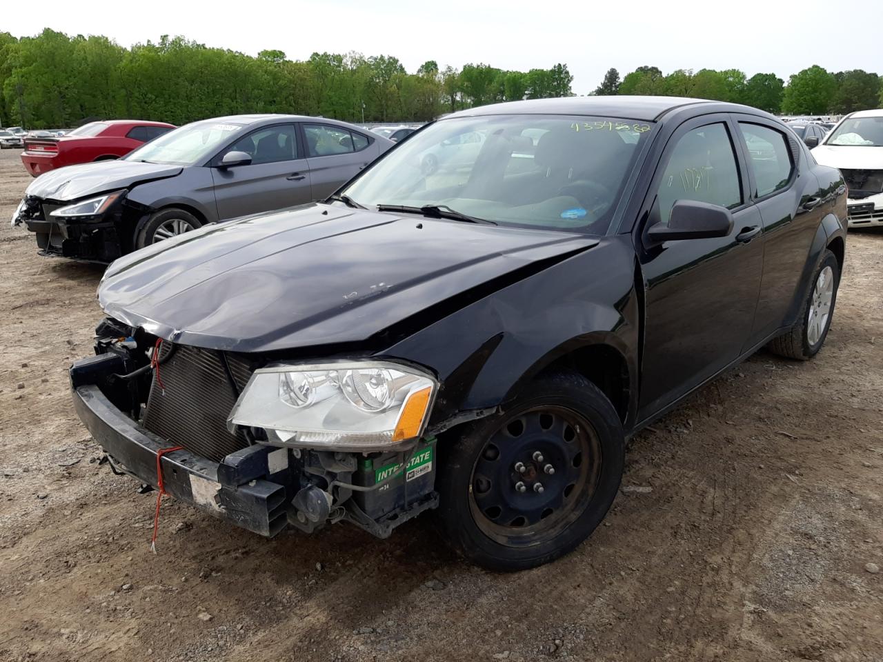 Photo 2 from auction – 2014 DODGE AVENGER SE with VIN 1C3CDZAB6EN215774