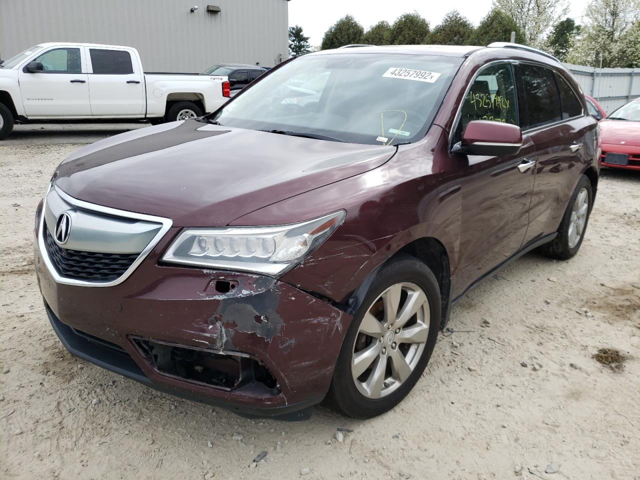 Photo 2 from auction – 2014 ACURA MDX ADVANC with VIN 5FRYD4H84EB505779