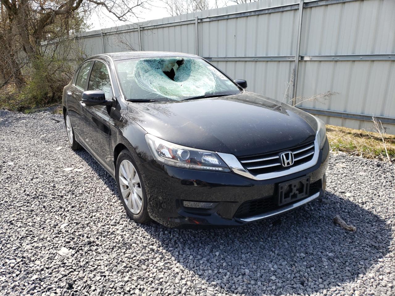 HONDA ACCORD EXL 2015 with VIN 1HGCR2F84FA247991 - Photo from auction