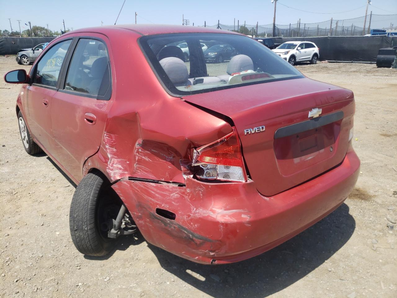 Photo 3 from auction – 2005 CHEVROLET AVEO BASE with VIN KL1TD52675B321973