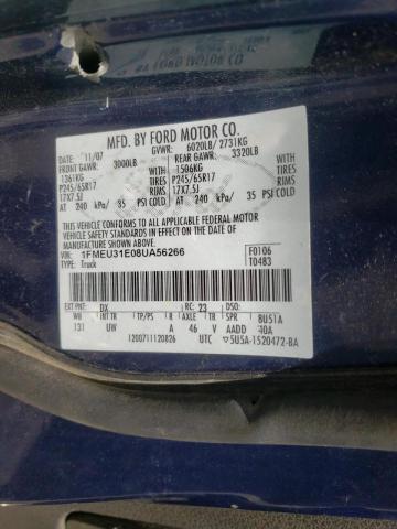 Photo 10 from auction – 2008 FORD EXPLORER S with VIN 1FMEU31E08UA56266