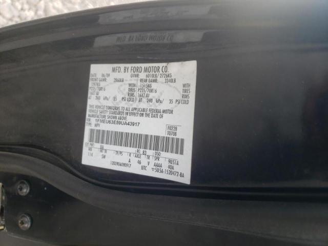 Photo 10 from auction – 2009 FORD EXPLORER X with VIN 1FMEU63E59UA43917