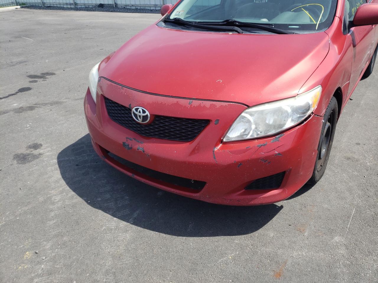 Photo 9 from auction – 2010 TOYOTA COROLA with VIN 2T1BU4EE3AC366230