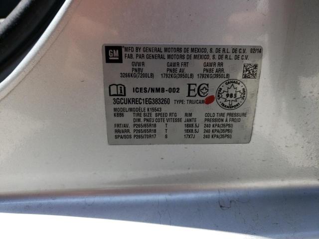Photo 10 from auction – 2014 CHEVROLET SILVERADO with VIN 3GCUKREC1EG383260