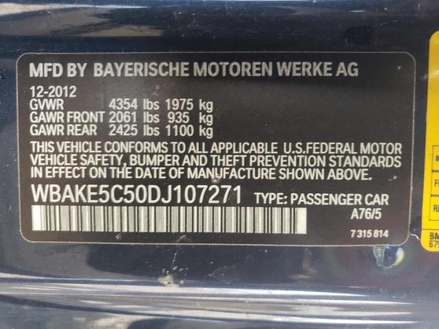 Photo 10 from auction – 2013 BMW 328 I SULE with VIN WBAKE5C50DJ107271