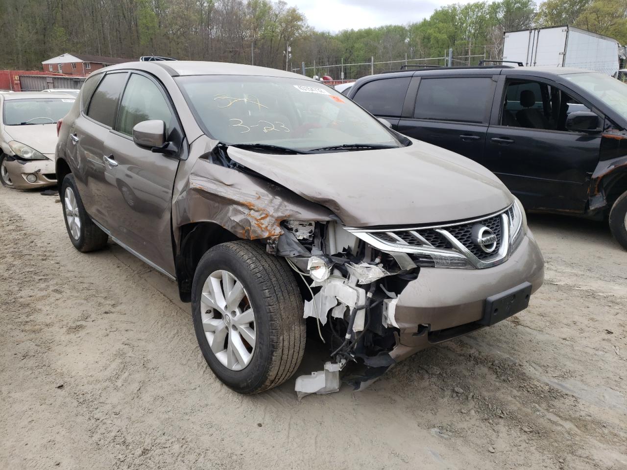 Photo 1 from auction – 2011 NISSAN MURANO S with VIN JN8AZ1MW4BW152060