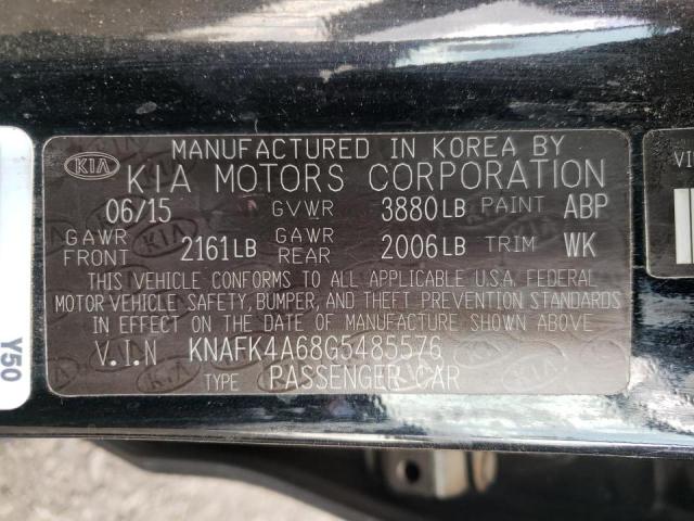 Photo 10 from auction – 2016 KIA FORTE LX with VIN KNAFK4A68G5485576
