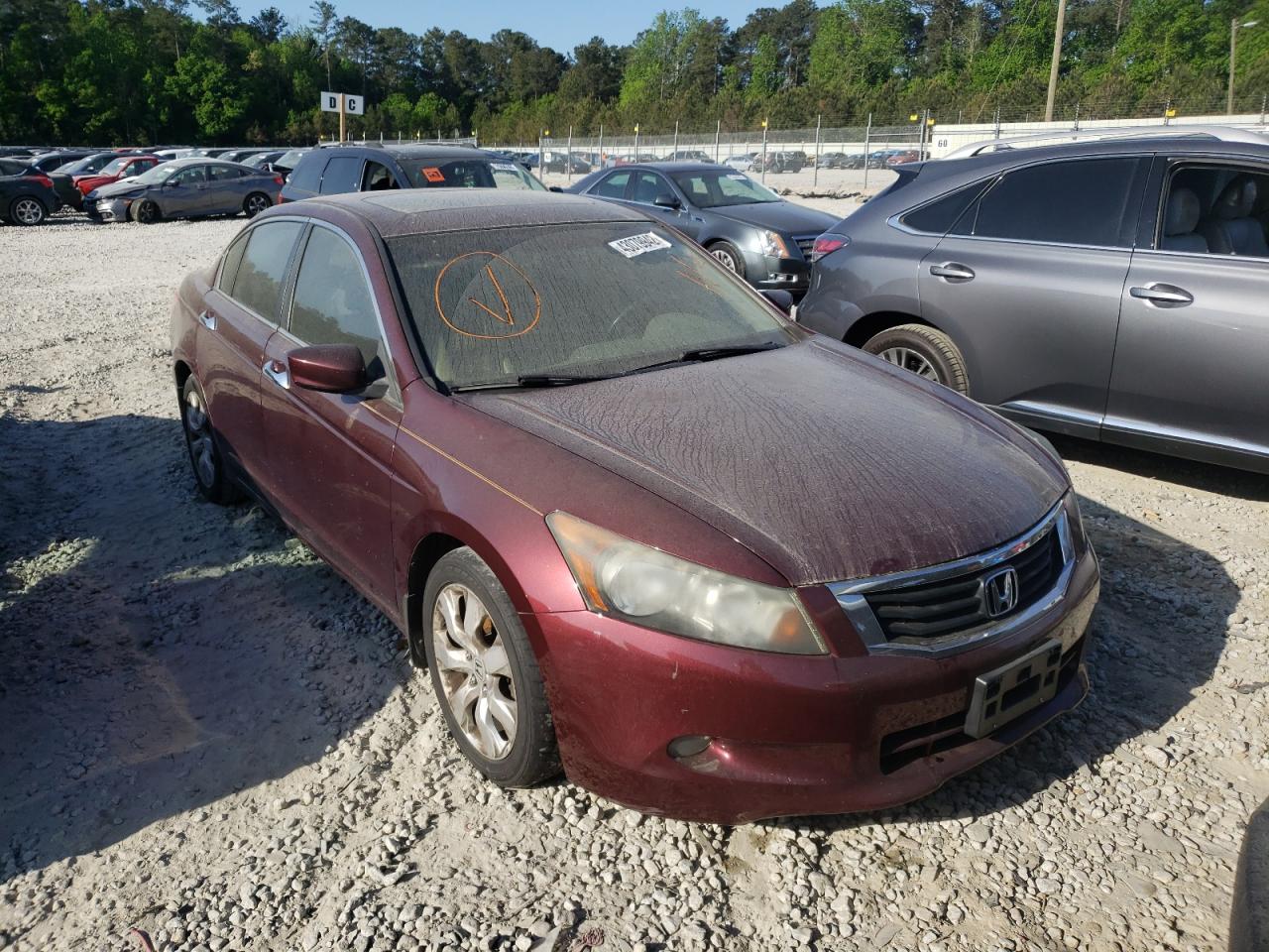 HONDA ACCORD 2008 with VIN 1HGCP36808A077112 - Photo from auction