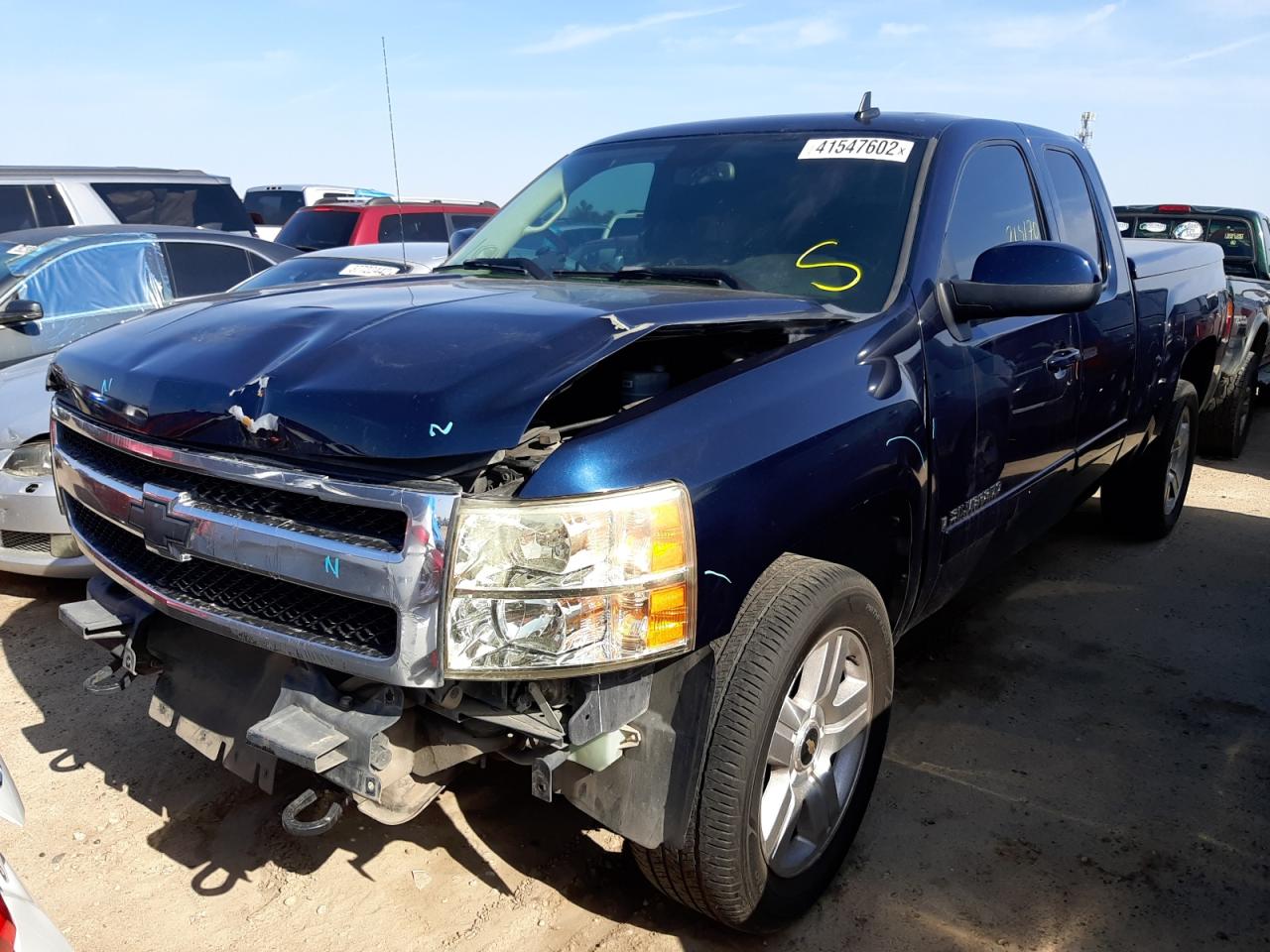 Photo 2 from auction – 2008 CHEVROLET SILVRDO LT with VIN 2GCEC19J081211231