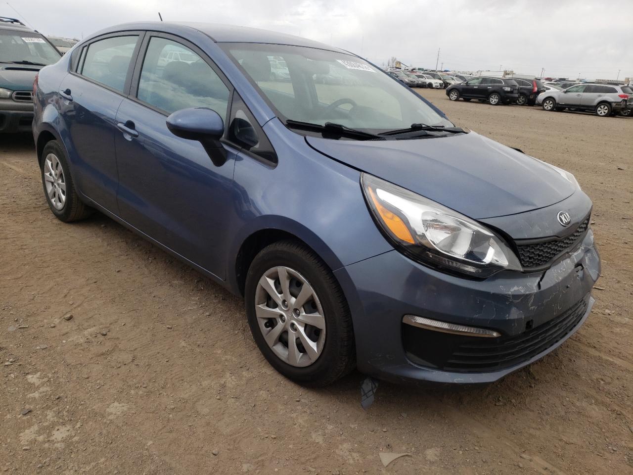 KIA RIO LX 2016 with VIN KNADM4A35G6540728 - Photo from auction