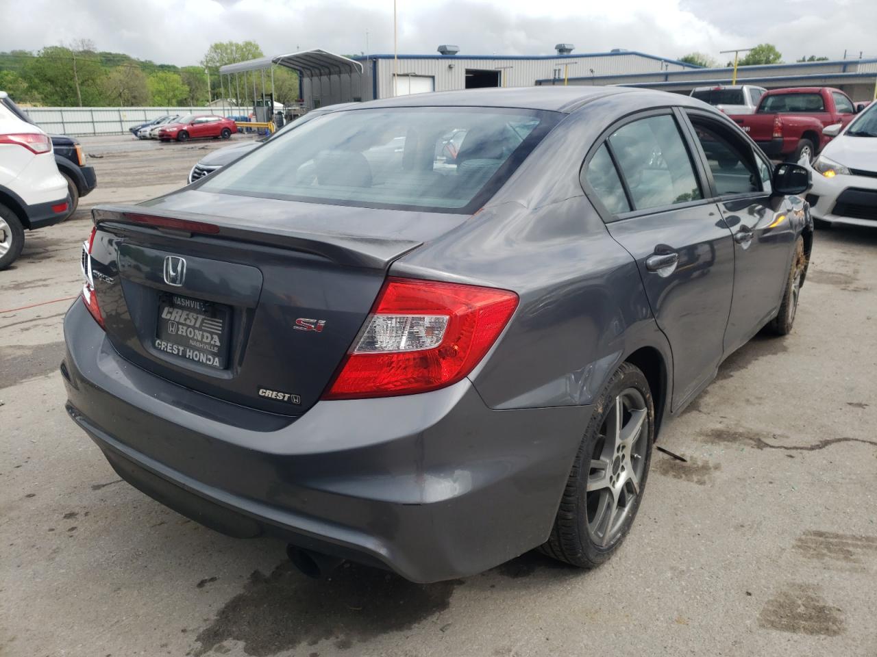 Photo 4 from auction – 2012 HONDA CIVIC SI with VIN 2HGFB6E5XCH702274