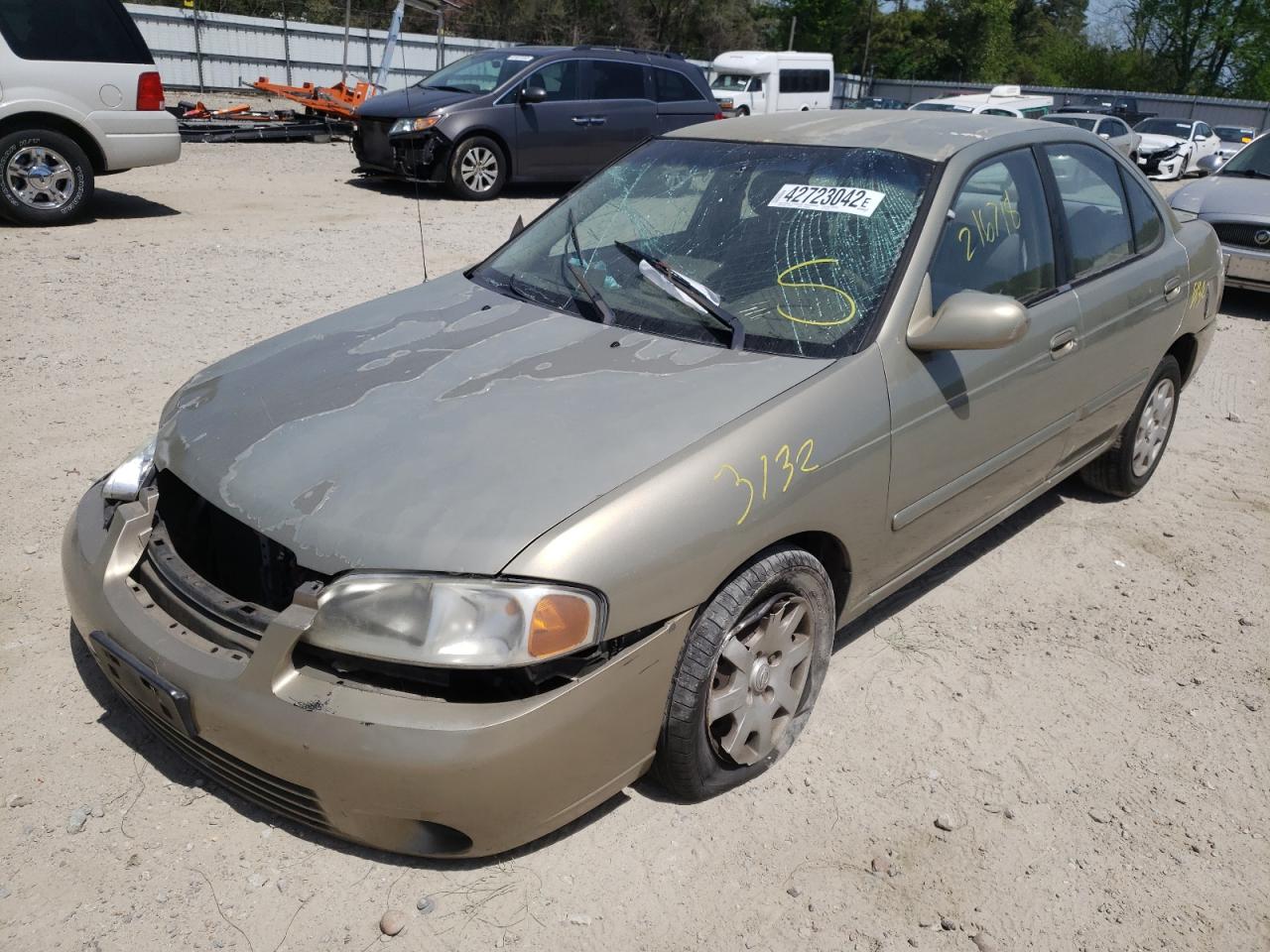 Photo 2 from auction – 2000 NISSAN SENTRA BAS with VIN 3N1CB51D4YL328108