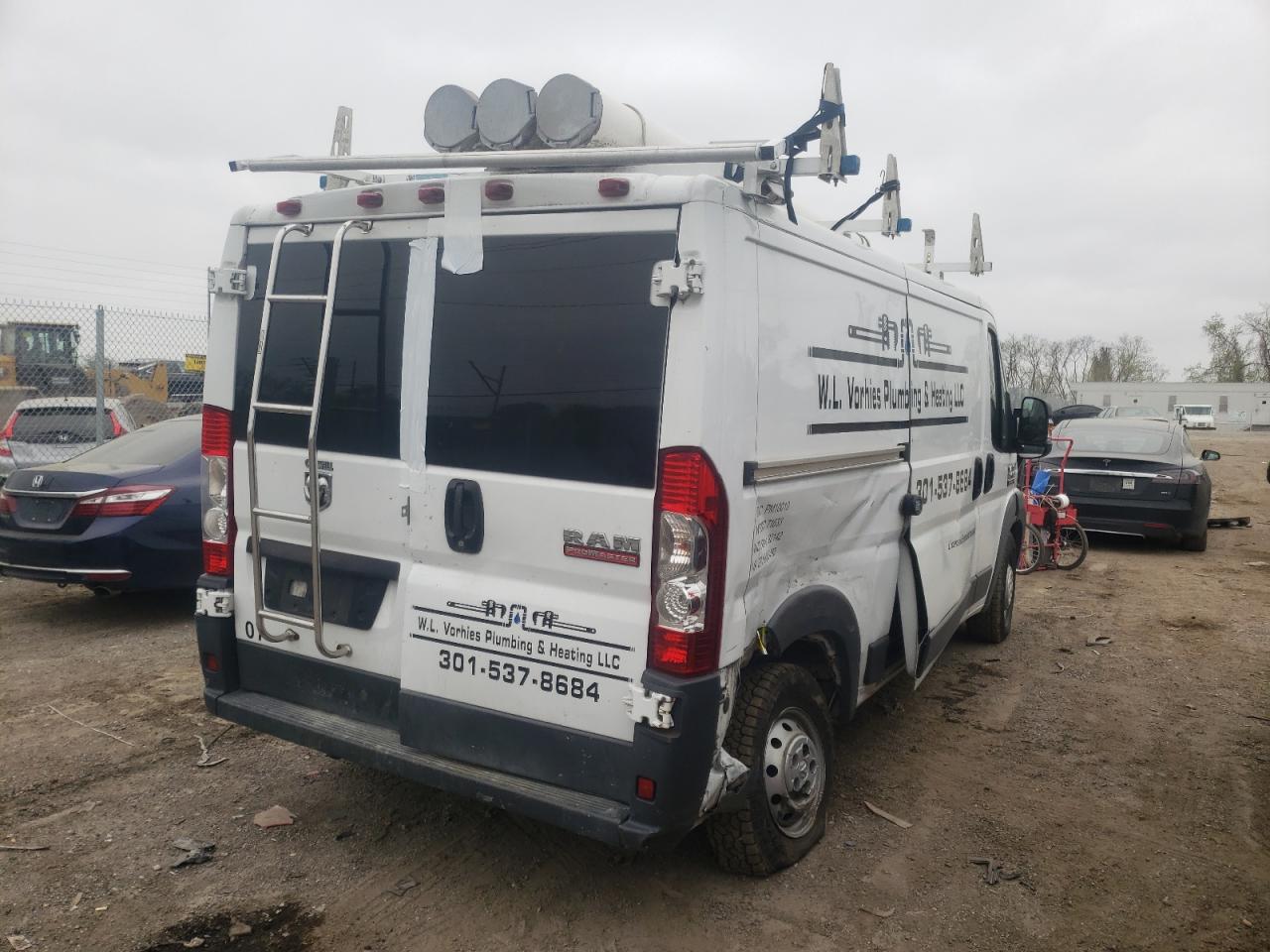 Photo 4 from auction – 2017 RAM PROMASTER with VIN 3C6TRVAG4HE520515