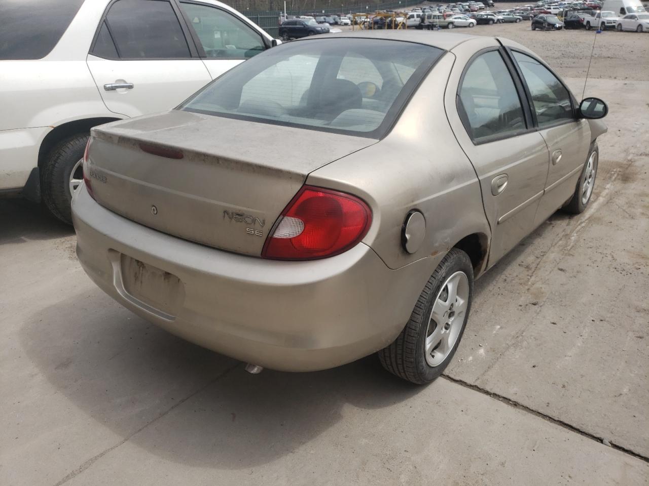 Photo 4 from auction – 2002 DODGE NEON SE with VIN 1B3ES46C62D634581