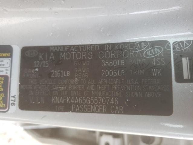Photo 10 from auction – 2016 KIA FORTE LX with VIN KNAFK4A65G5570746