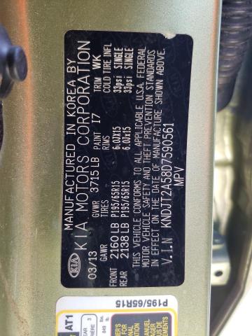 Photo 10 from auction – 2013 KIA SOUL with VIN KNDJT2A58D7590561