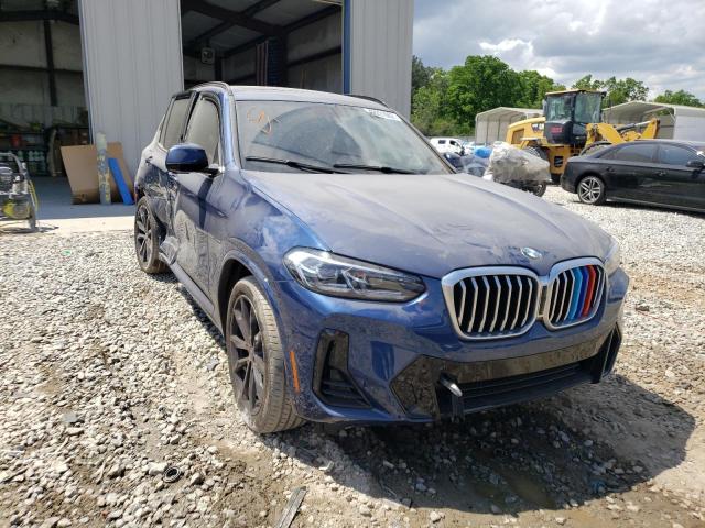 BMW X3 SDRIVE3 2022 with VIN 5UX43DP05N9K07037 - Photo from auction