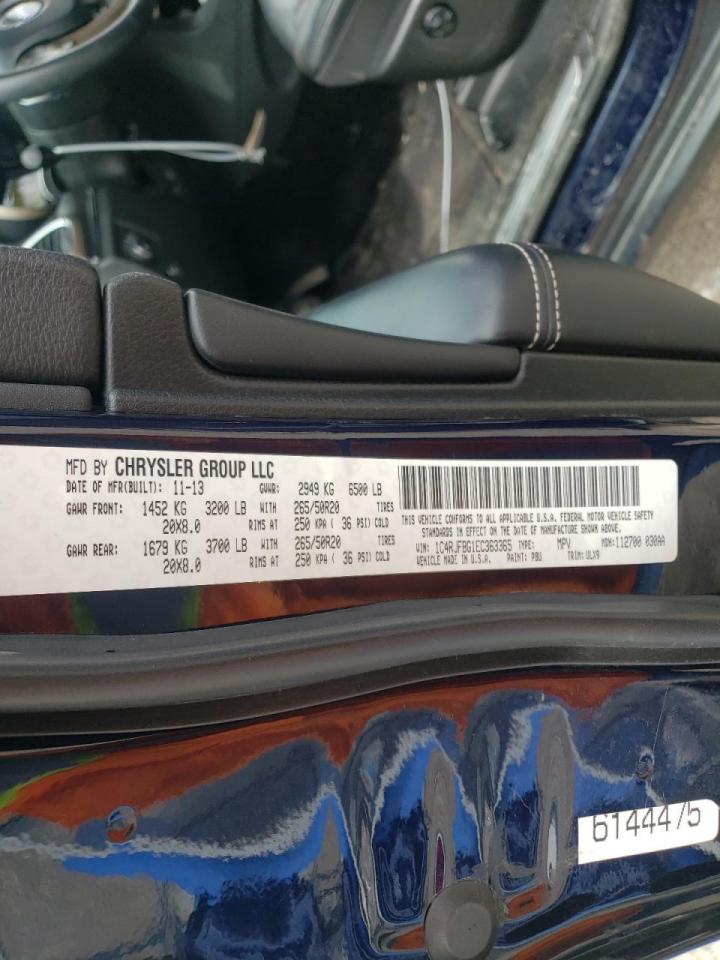 Photo 10 from auction – 2014 JEEP GRAND CHER with VIN 1C4RJFBG1EC363365